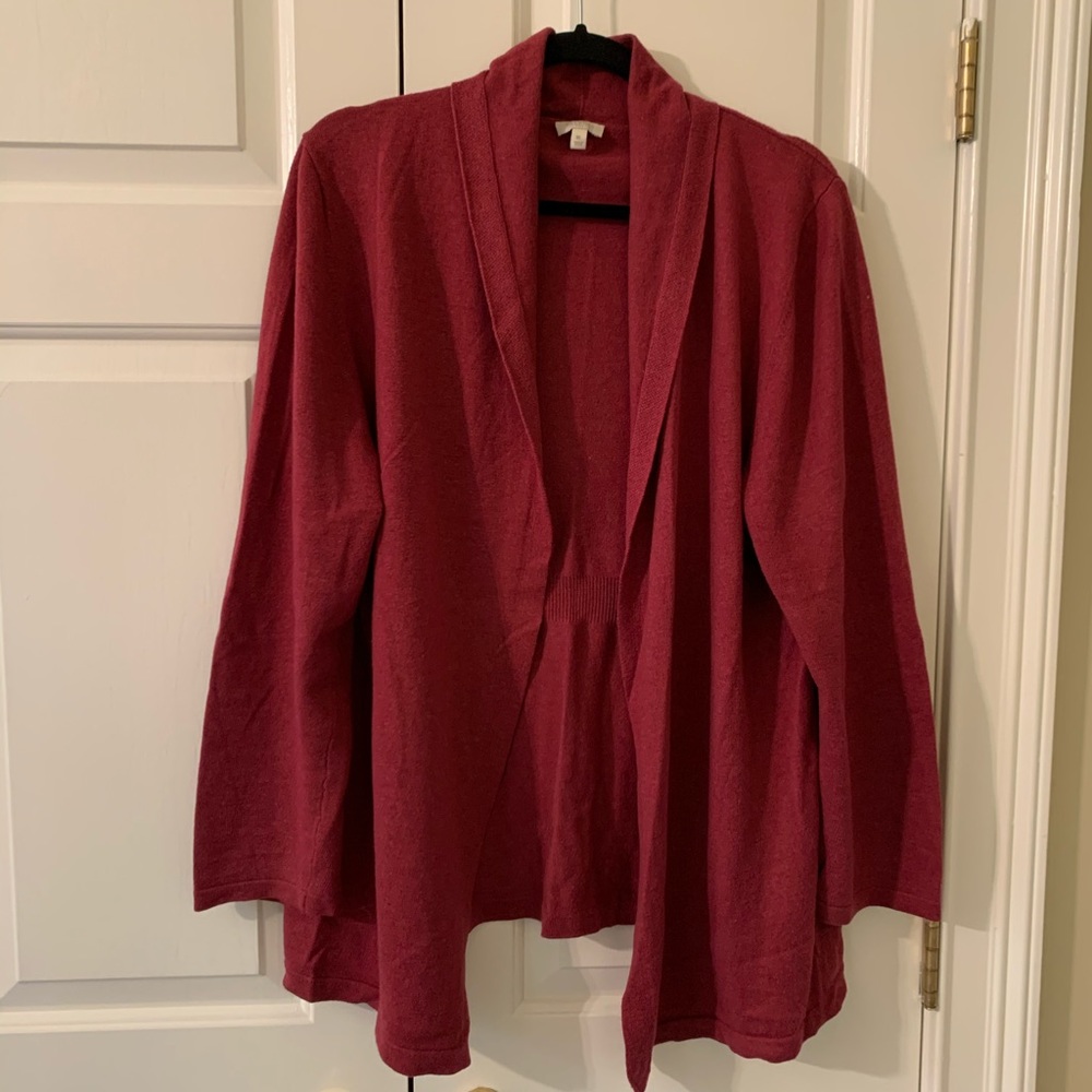 Talbots open cardigan XL